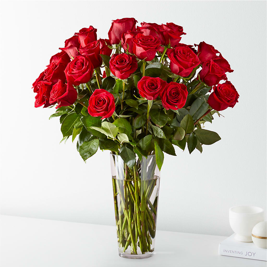 Long Stem Red Rose Bouquet – Eaton Floral Inc, Eaton OH
