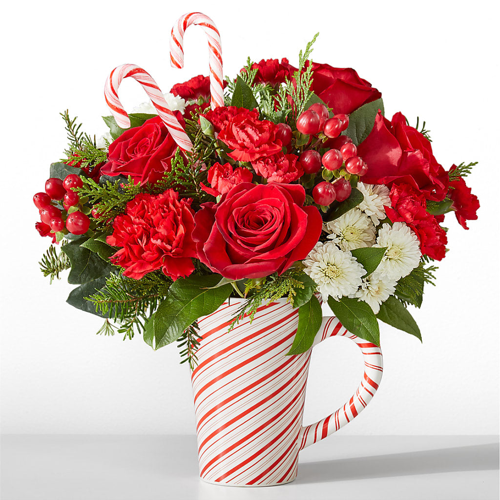 Peppermint Swirl Mug – Eaton Floral Inc, Eaton OH