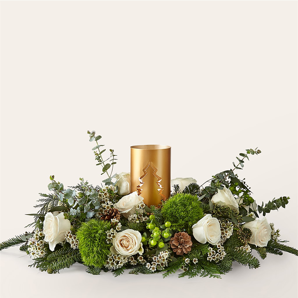 Chestnuts Roasting Centerpiece – Eaton Floral Inc, Eaton OH