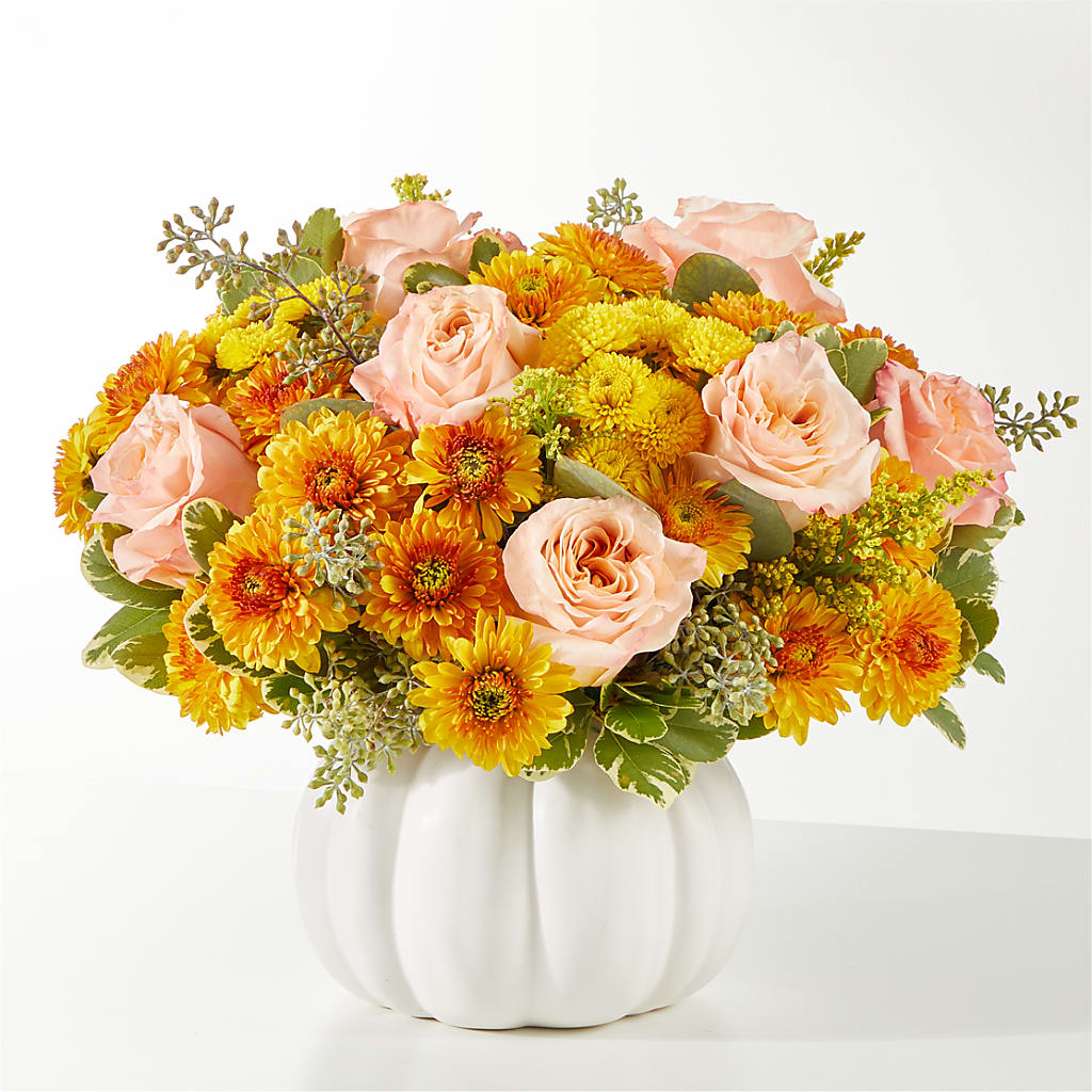 Peachy Pumpkin – Eaton Floral Inc, Eaton OH