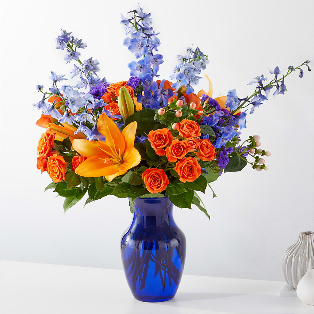 Radiant Citrus Bouquet – Eaton Floral Inc, Eaton OH