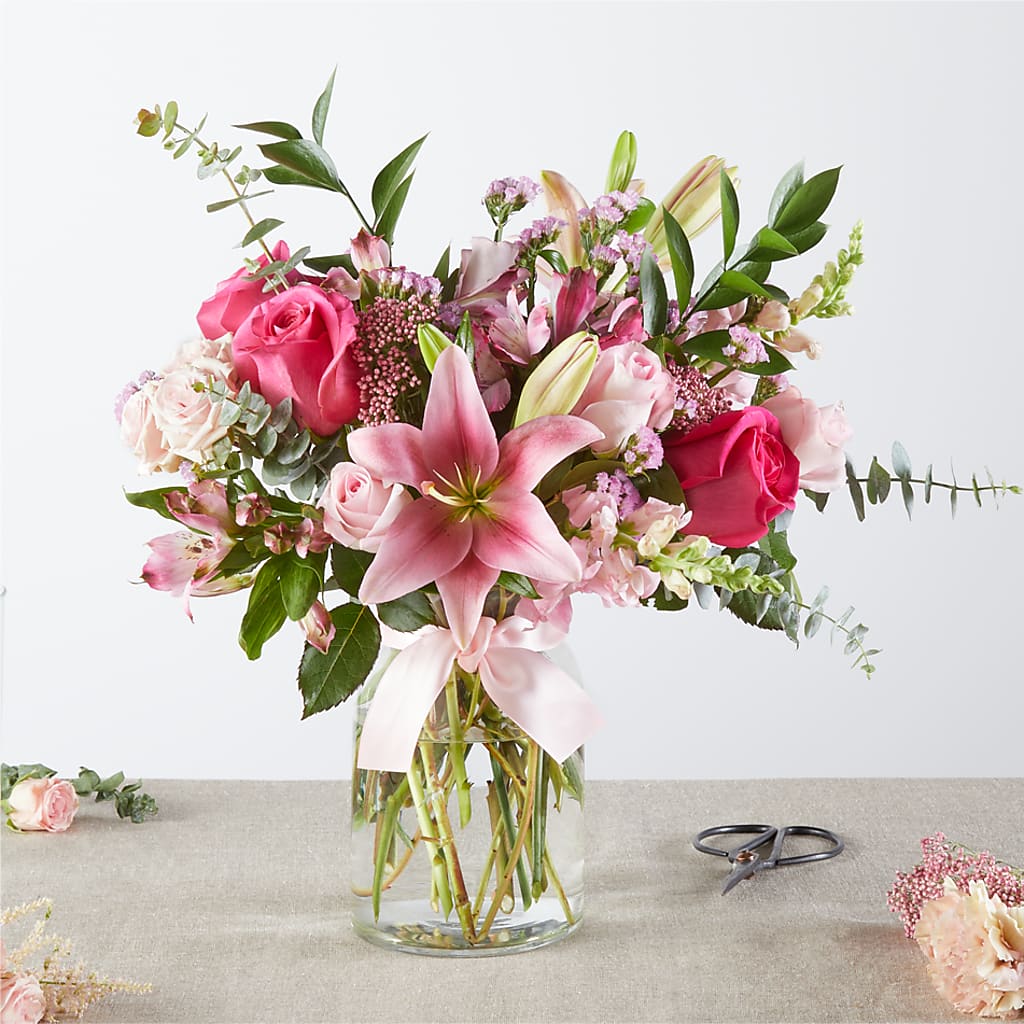 Pink Ribbon - A Florist Original – Eaton Floral Inc, Eaton OH