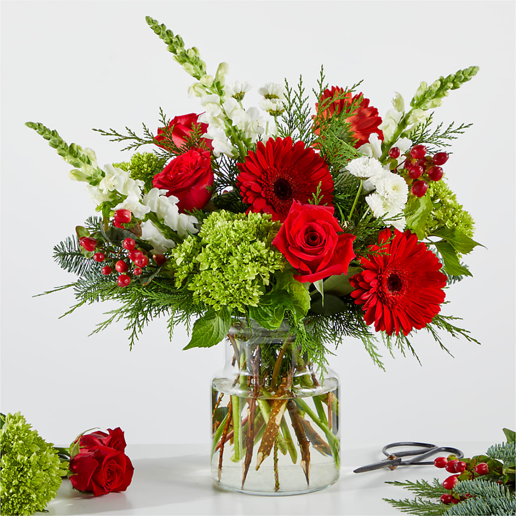 Merry Moment Bouquet – A Florist Original – Eaton Floral Inc, Eaton OH