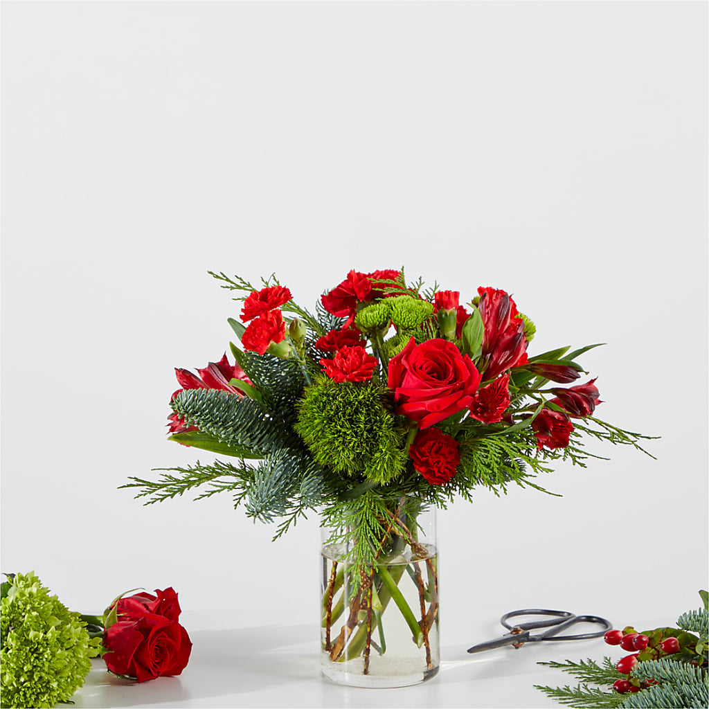 Merry Moment Bouquet – A Florist Original – Eaton Floral Inc, Eaton OH
