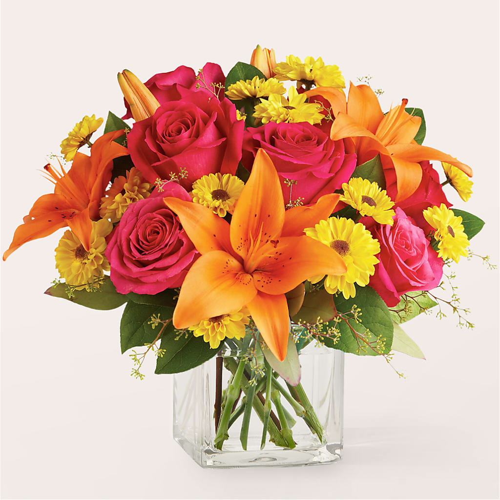 Neon Lights Bouquet – Eaton Floral Inc, Eaton OH