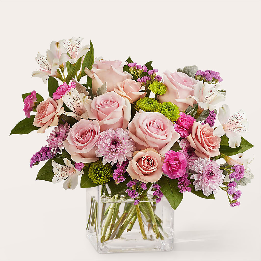 Pink Suede Bouquet – Eaton Floral Inc, Eaton OH