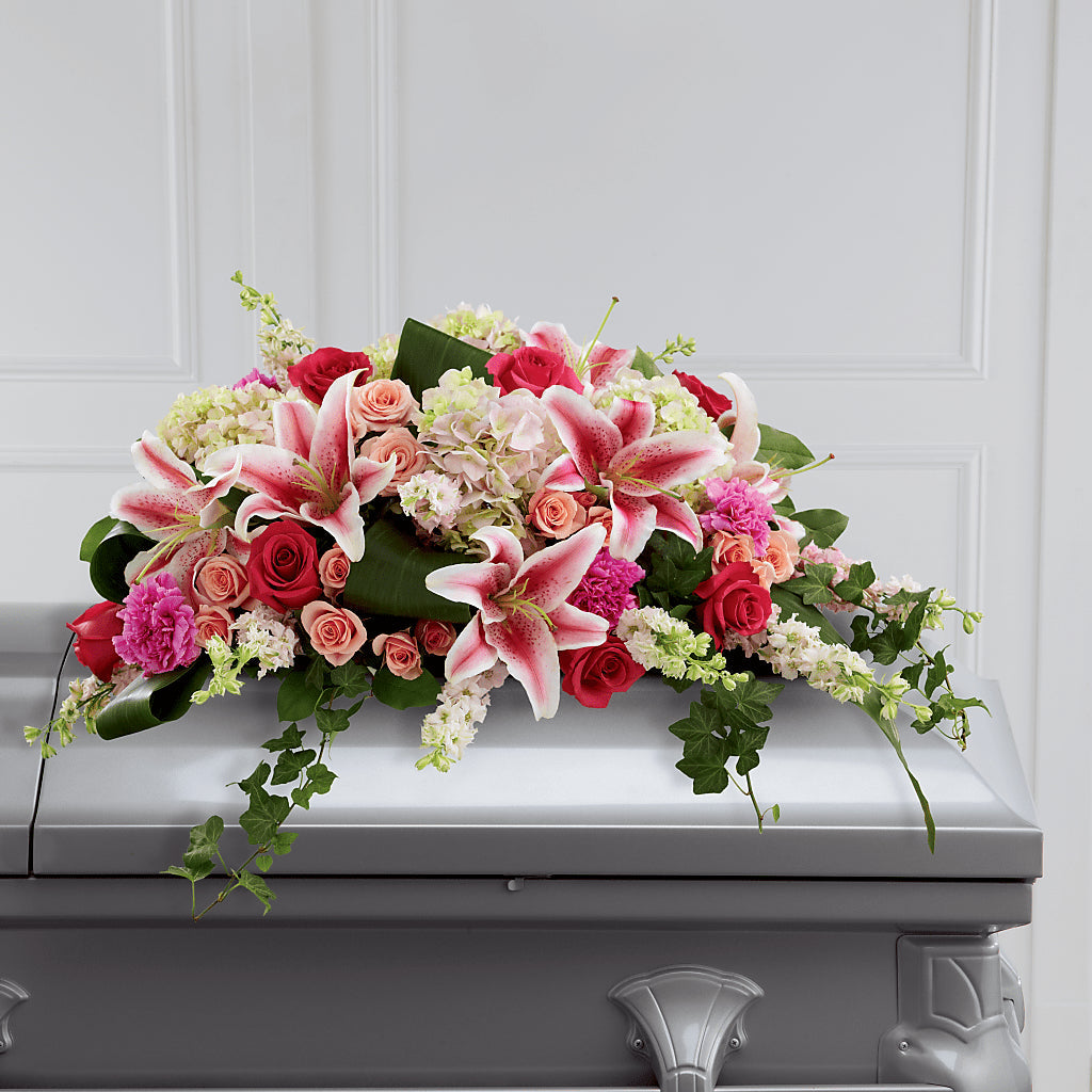 Splendid Grace Casket Spray – Eaton Floral Inc, Eaton OH