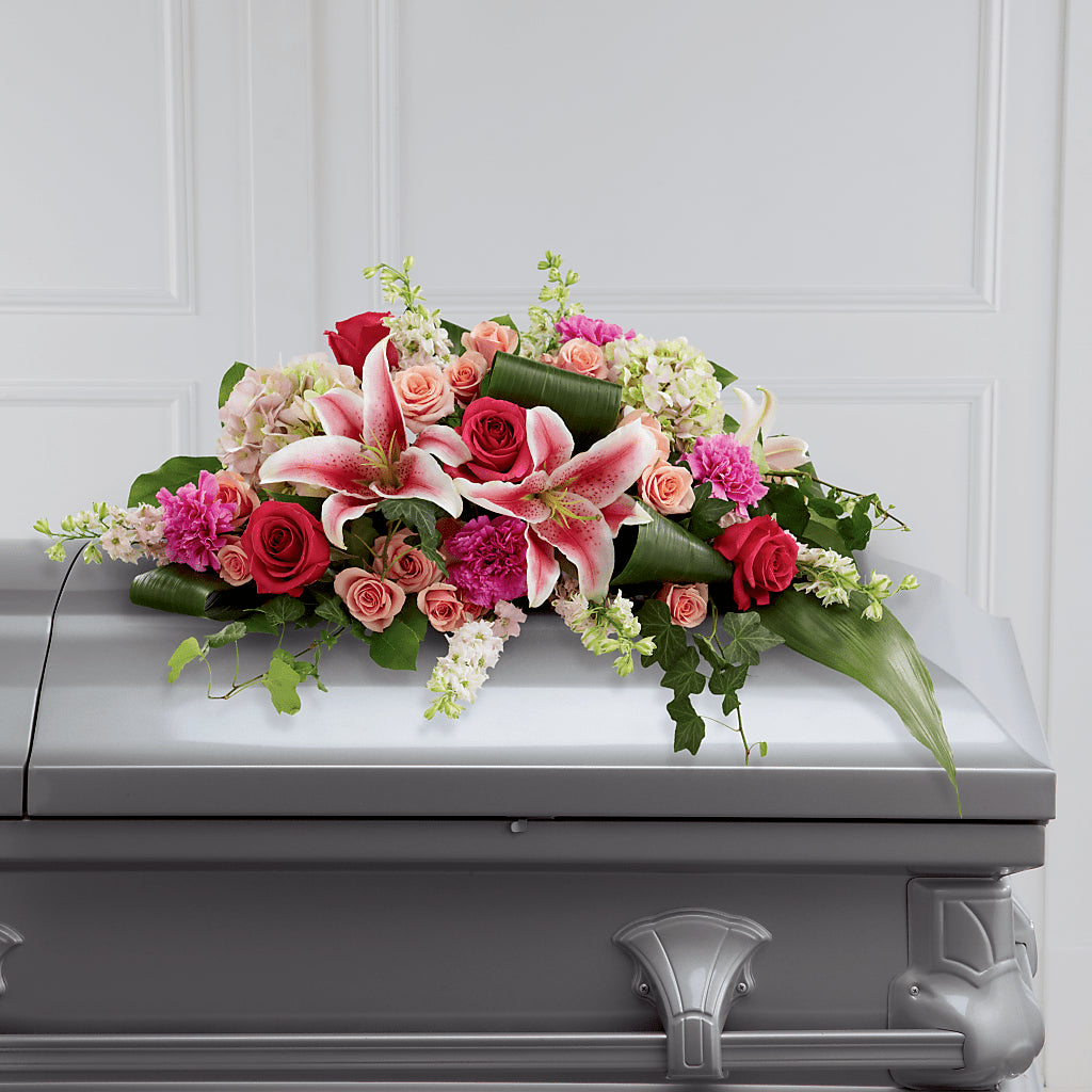 Splendid Grace Casket Spray – Eaton Floral Inc, Eaton OH
