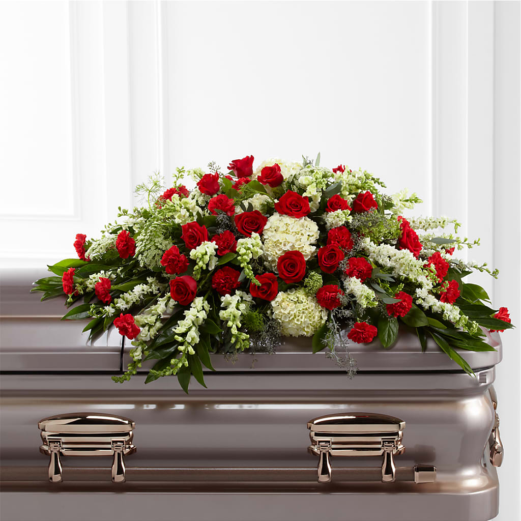 Sincerity Casket Spray – Eaton Floral Inc, Eaton OH