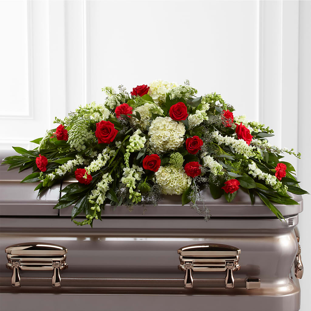 Sincerity Casket Spray – Eaton Floral Inc, Eaton OH