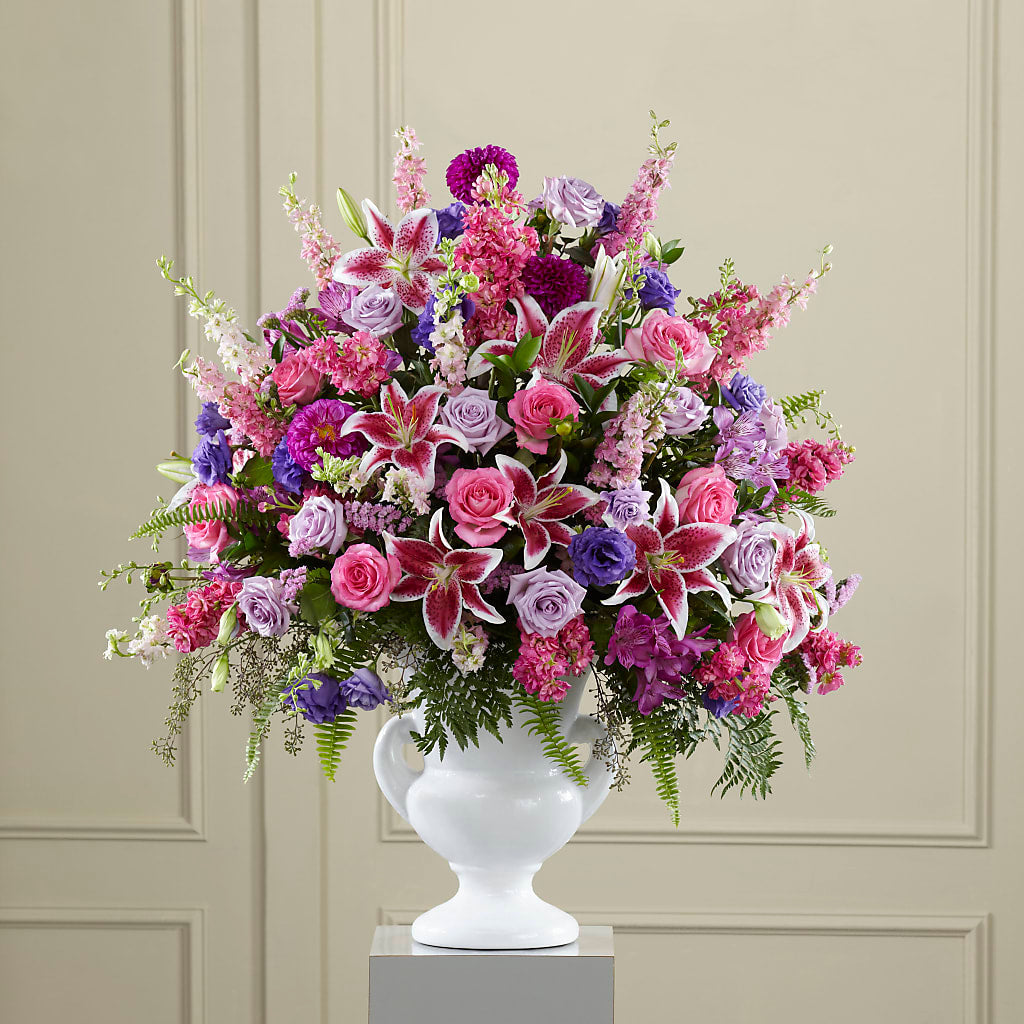 Peaceful Tribute Arrangement – Eaton Floral Inc, Eaton OH