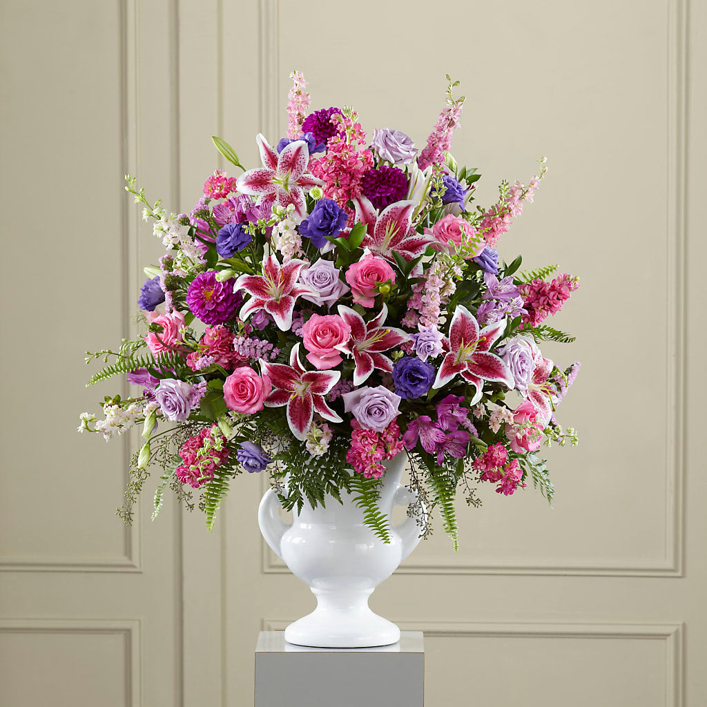 Peaceful Tribute Arrangement – Eaton Floral Inc, Eaton OH