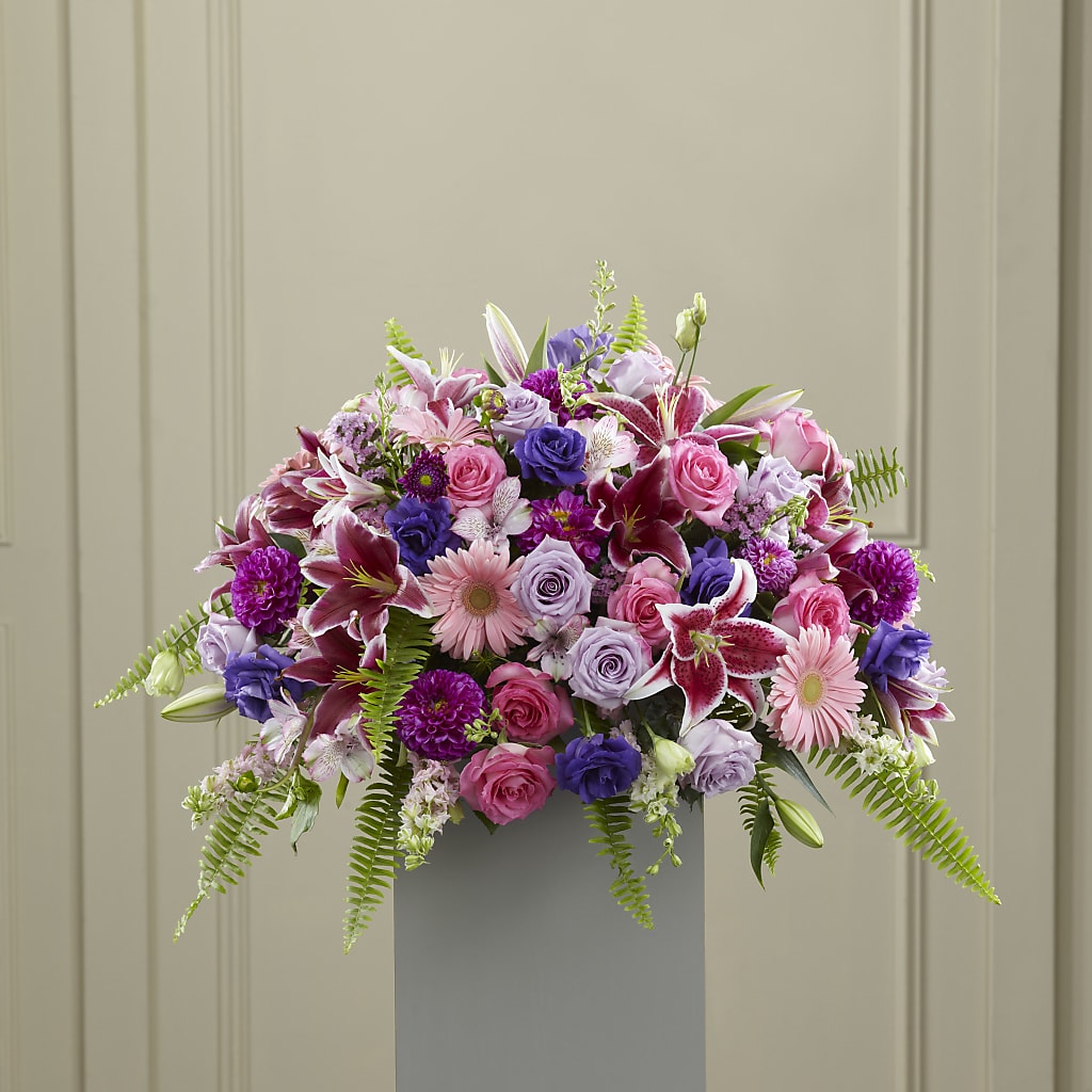 Fare Thee Well Pedestal – Eaton Floral Inc, Eaton OH