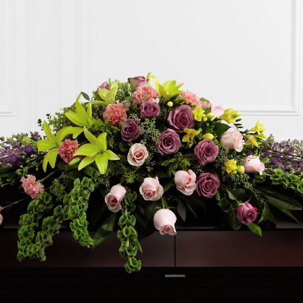 Forever Beloved Casket Spray – Eaton Floral Inc, Eaton OH