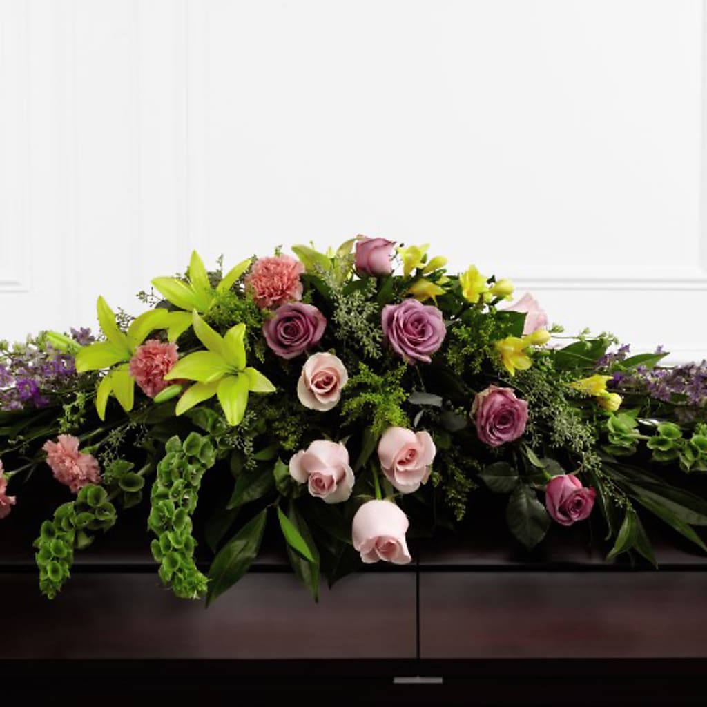 Forever Beloved Casket Spray – Eaton Floral Inc, Eaton OH