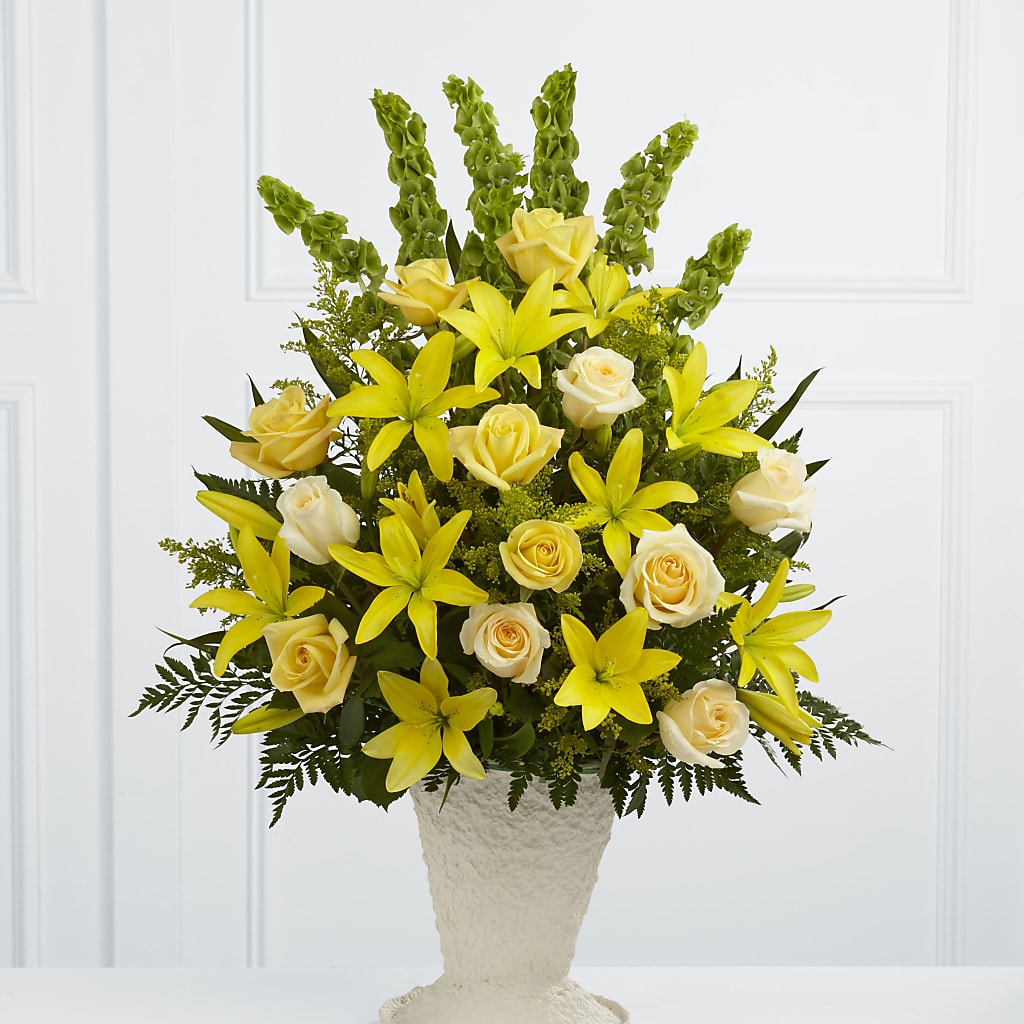 Golden Memories Arrangement – Eaton Floral Inc, Eaton OH