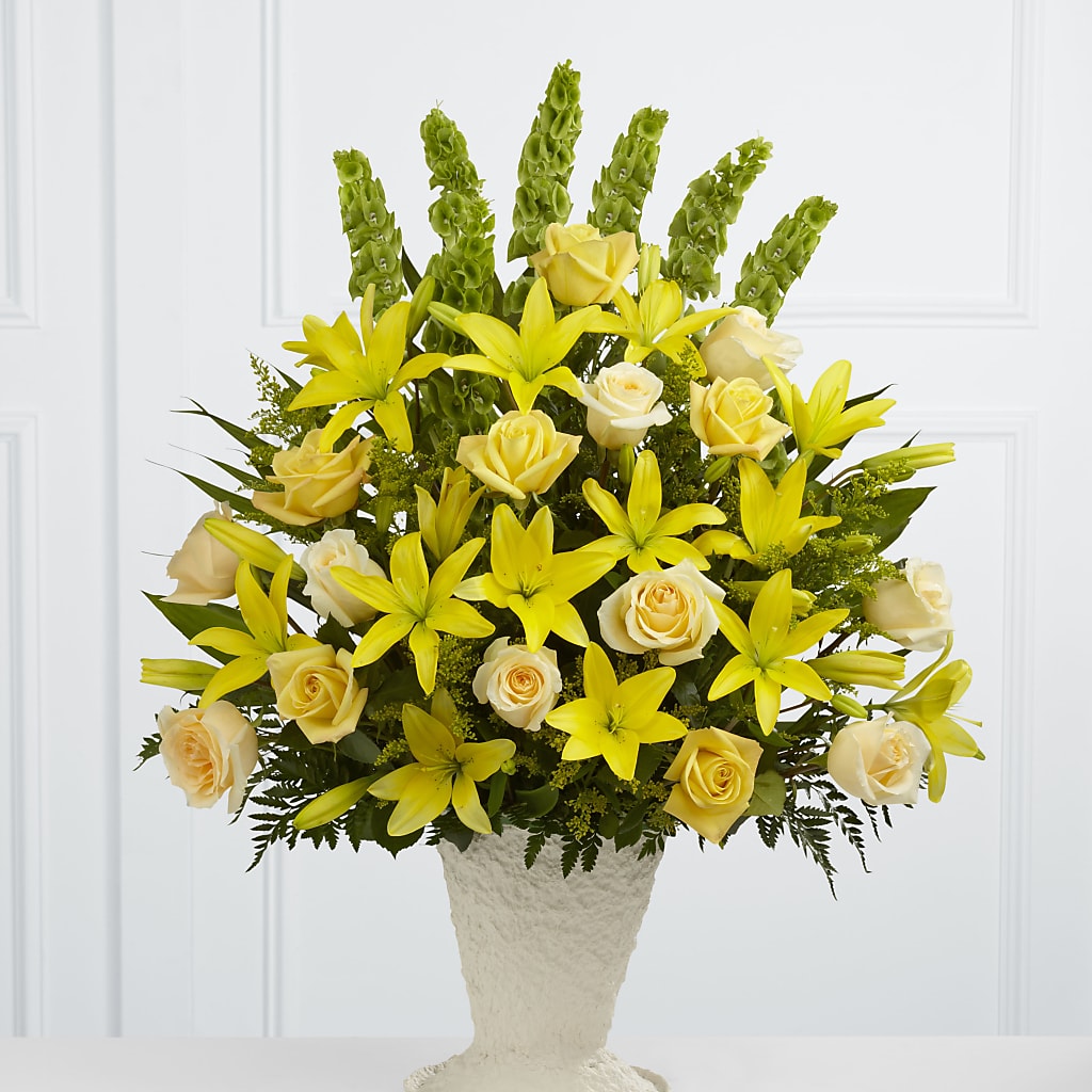 Golden Memories Arrangement – Eaton Floral Inc, Eaton OH