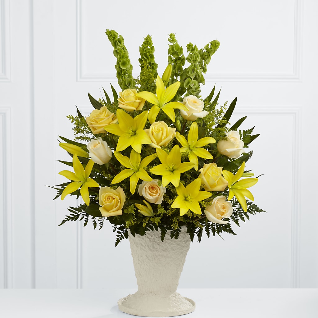 Golden Memories Arrangement – Eaton Floral Inc, Eaton OH