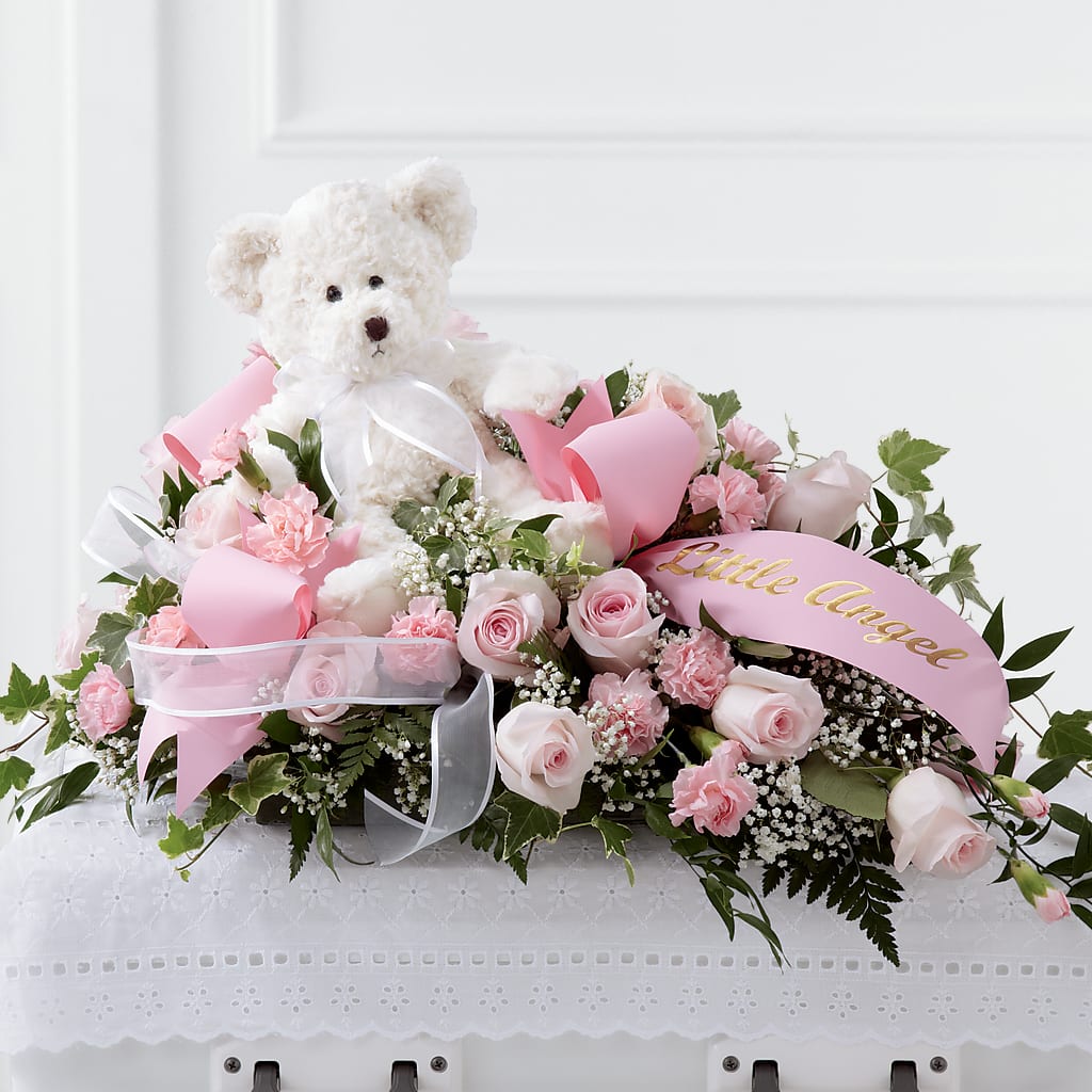 Touch of Sympathy Casket Spray – Eaton Floral Inc, Eaton OH