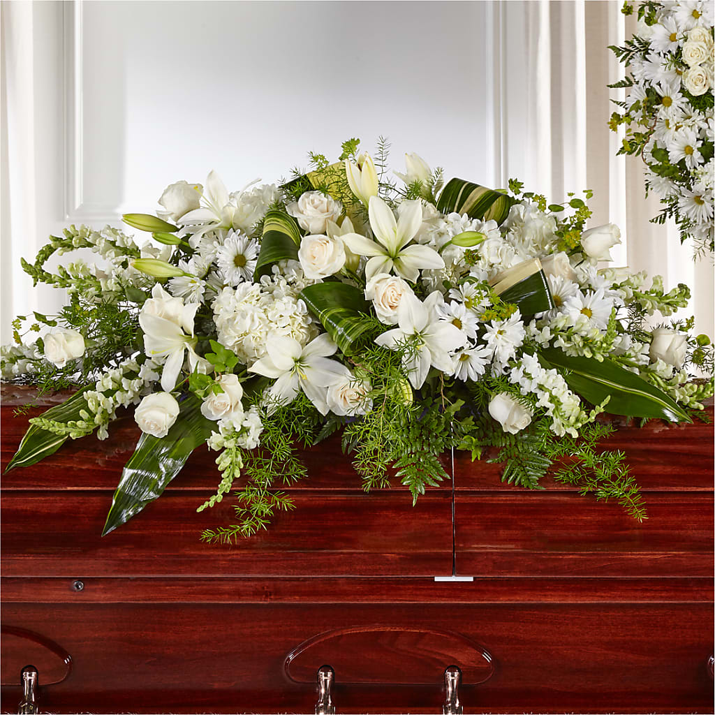 Abundance Casket Spray – Eaton Floral Inc, Eaton OH