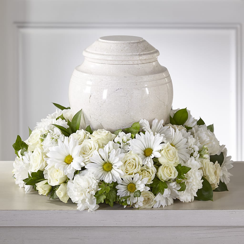 Ivory Gardens Cremation Adornment – Eaton Floral Inc, Eaton OH