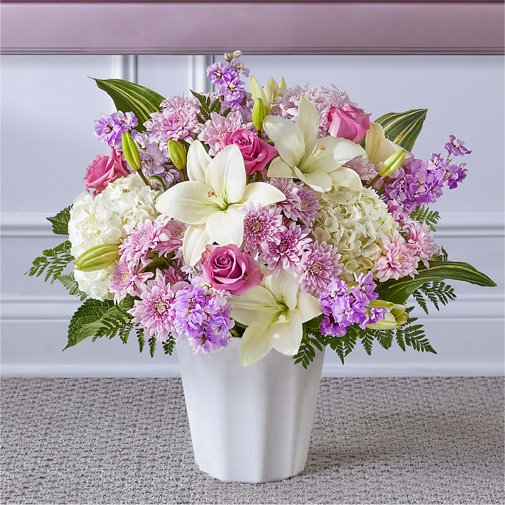 Heaven Sent Floor Basket – Eaton Floral Inc, Eaton OH