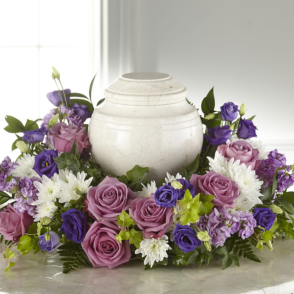 Blooming Sympathy Cremation Adornment – Eaton Floral Inc, Eaton OH