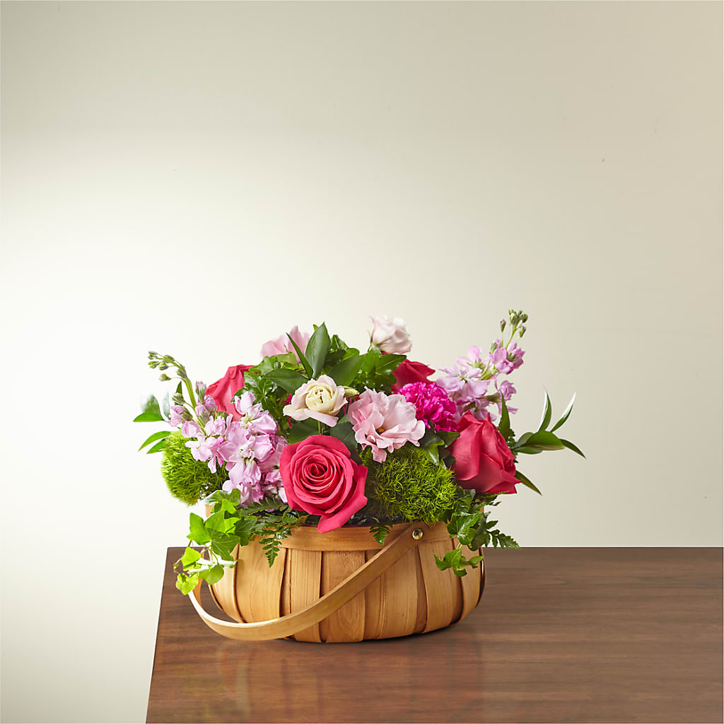 Radiance in Bloom Basket – Eaton Floral Inc, Eaton OH