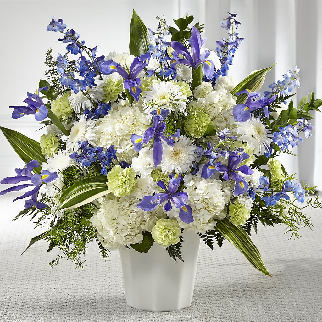 Soft Serenity Floor Basket – Eaton Floral Inc, Eaton OH