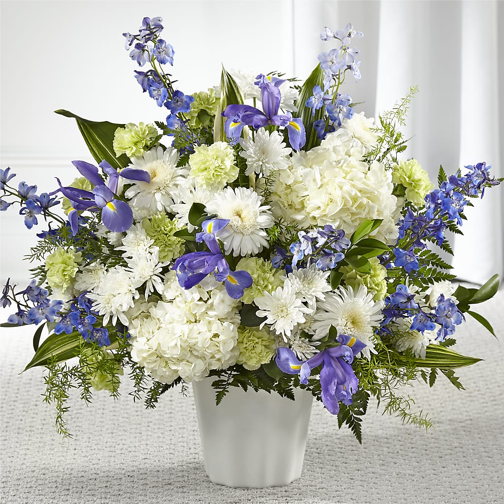 Soft Serenity Floor Basket – Eaton Floral Inc, Eaton OH