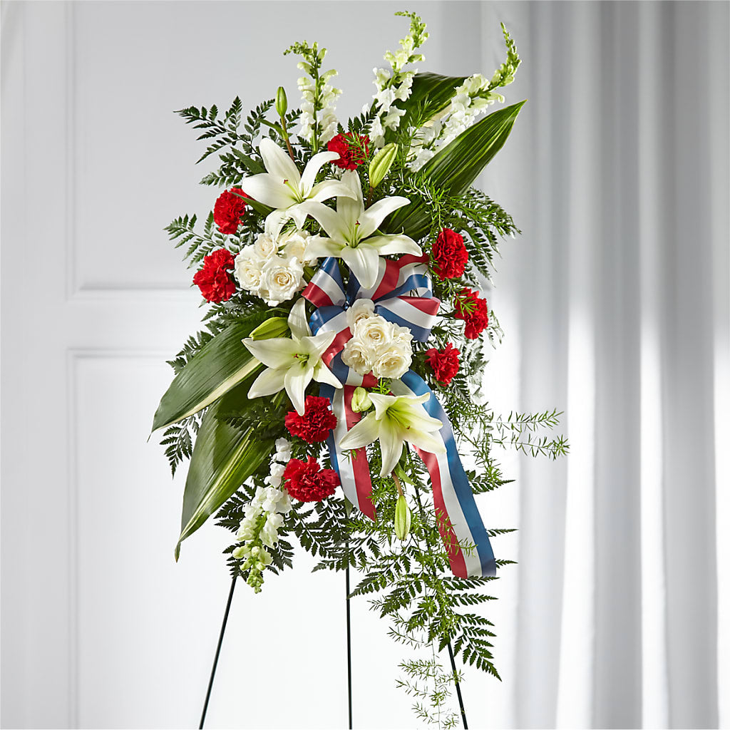 Stars of Life Standing Spray – Eaton Floral Inc, Eaton OH
