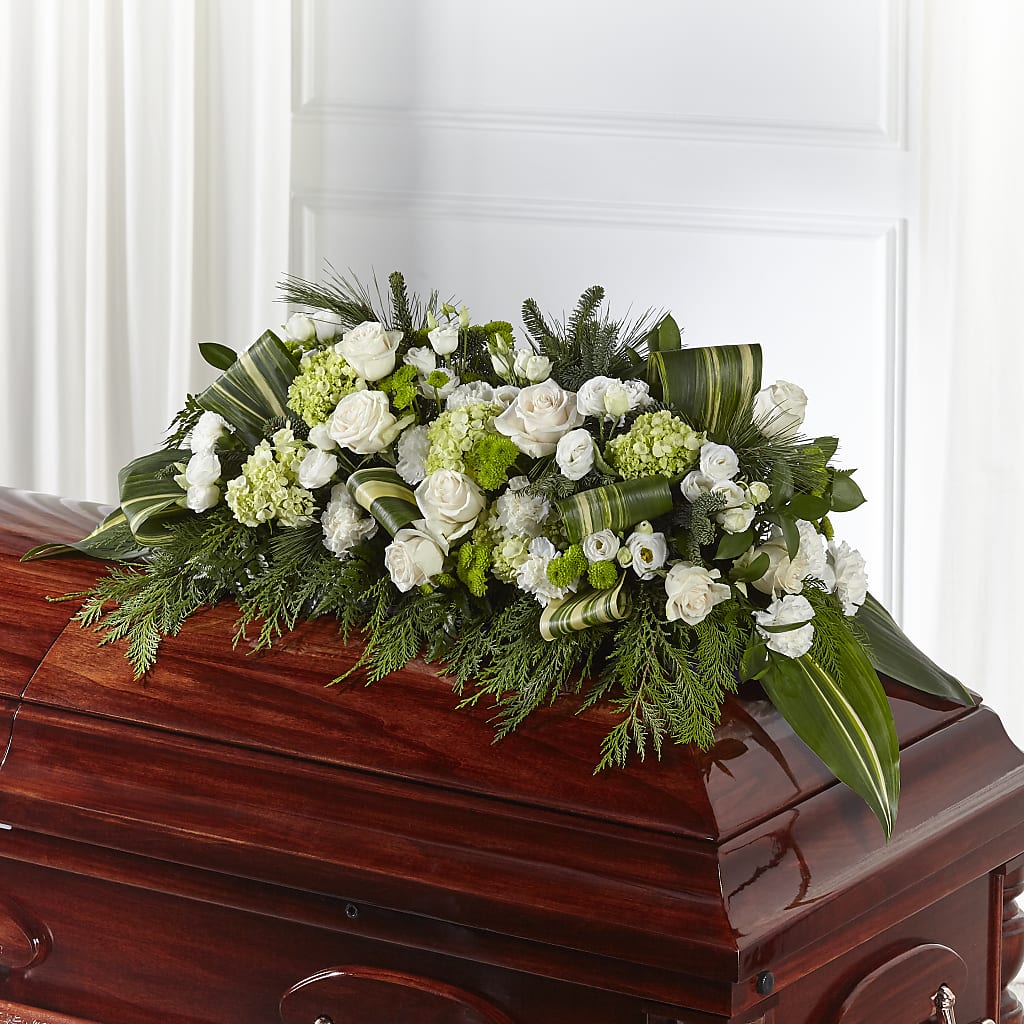 Hopeful Gesture Casket Spray – Eaton Floral Inc, Eaton OH