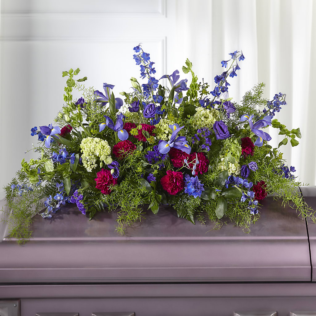Always Treasured Casket Spray – Eaton Floral Inc, Eaton OH