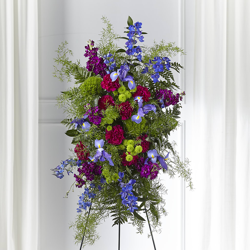 Heavenly Skies Standing Spray – Eaton Floral Inc, Eaton OH