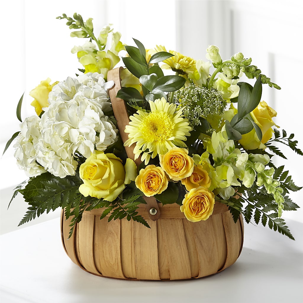 Rustic Remembrance Basket – Eaton Floral Inc, Eaton OH