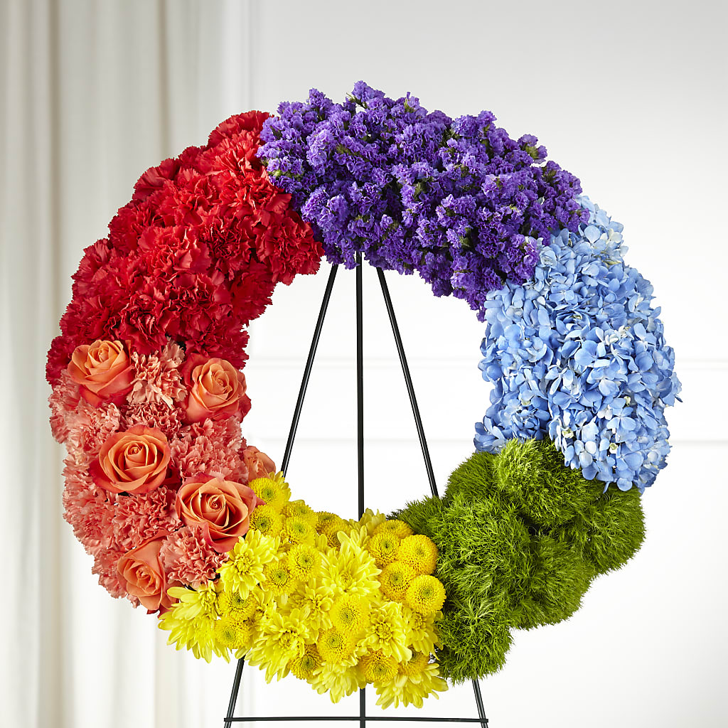 Circle of Love Wreath – Eaton Floral Inc, Eaton OH