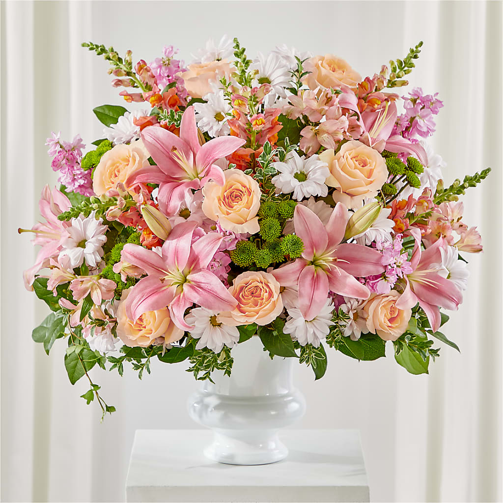 Heartfelt Gesture Urn Arrangement – Eaton Floral Inc, Eaton OH