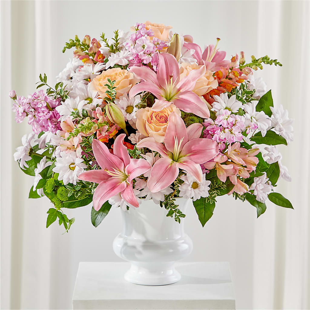 Heartfelt Gesture Urn Arrangement – Eaton Floral Inc, Eaton OH