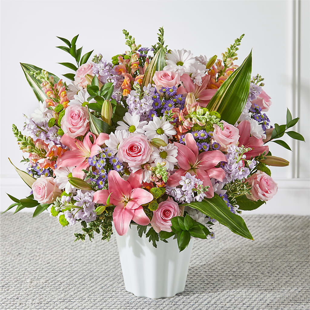 Abundant Compassion Floor Basket – Eaton Floral Inc, Eaton OH