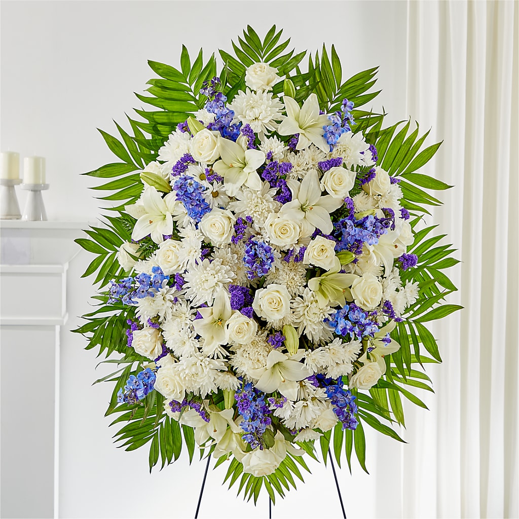At Rest Standing Spray – Eaton Floral Inc, Eaton OH