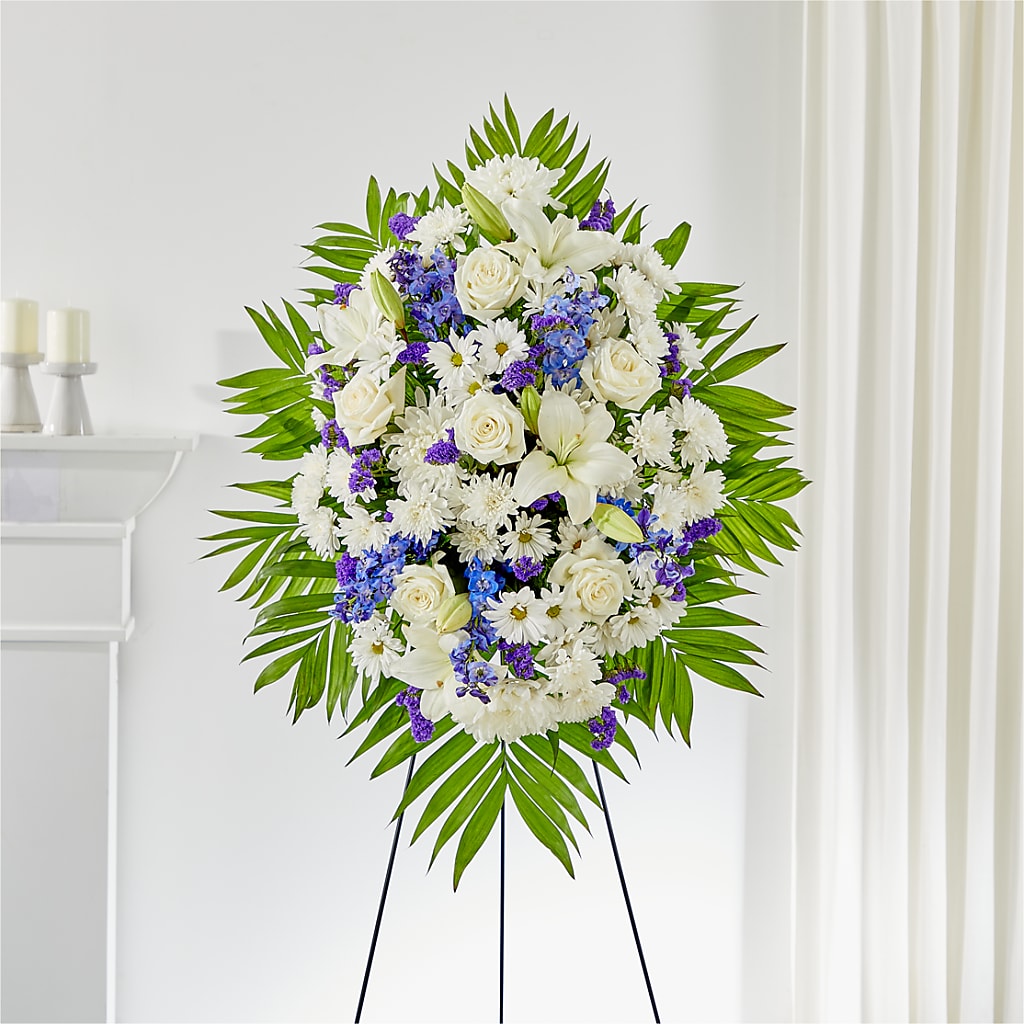 At Rest Standing Spray – Eaton Floral Inc, Eaton OH