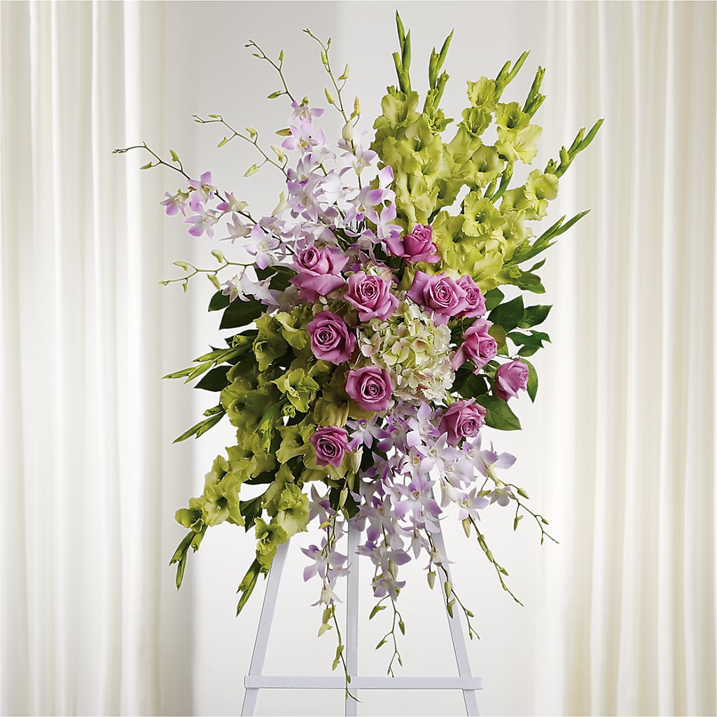 Lasting Legacy Standing Spray – Eaton Floral Inc, Eaton OH