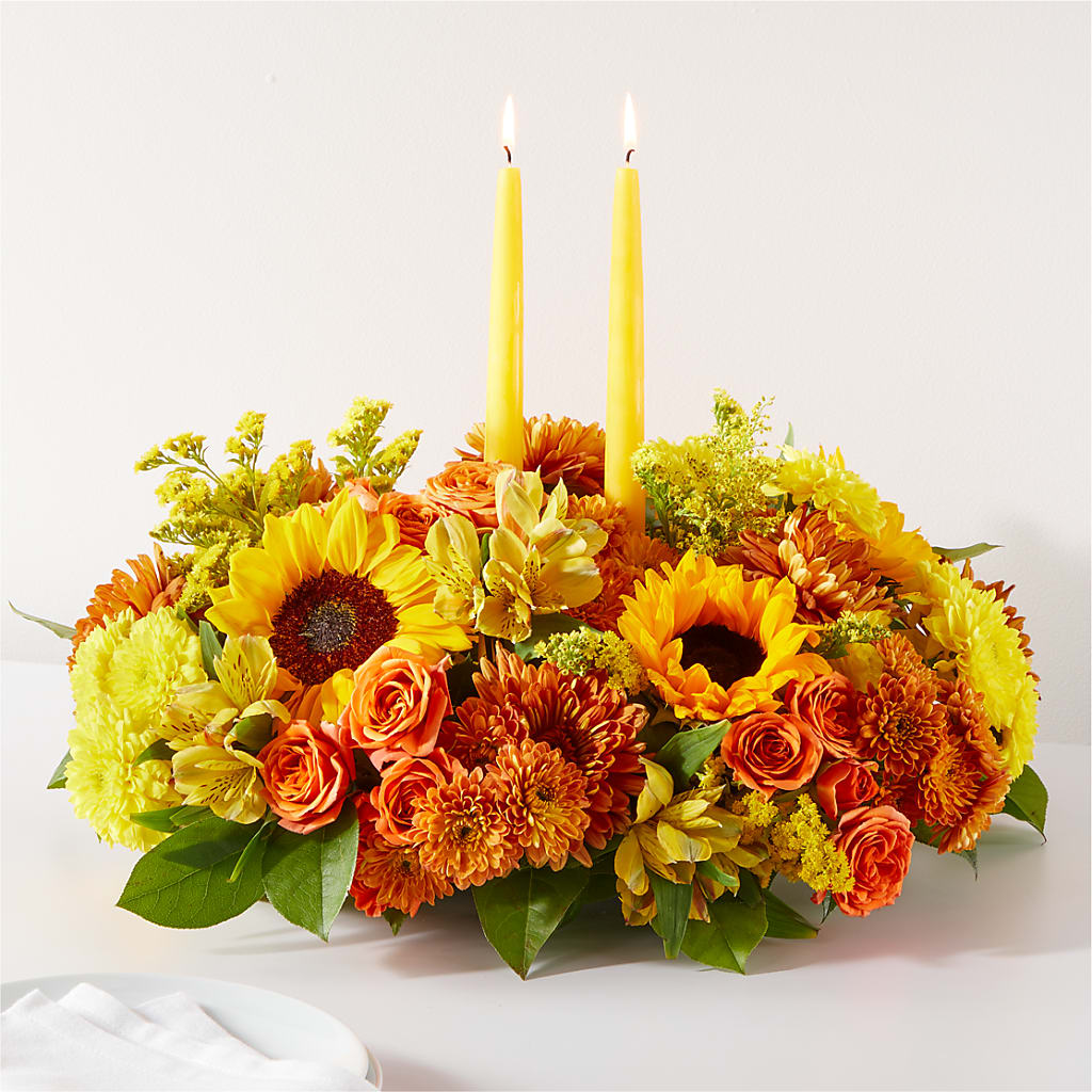 Autumn Harmony Centerpiece – Eaton Floral Inc, Eaton OH