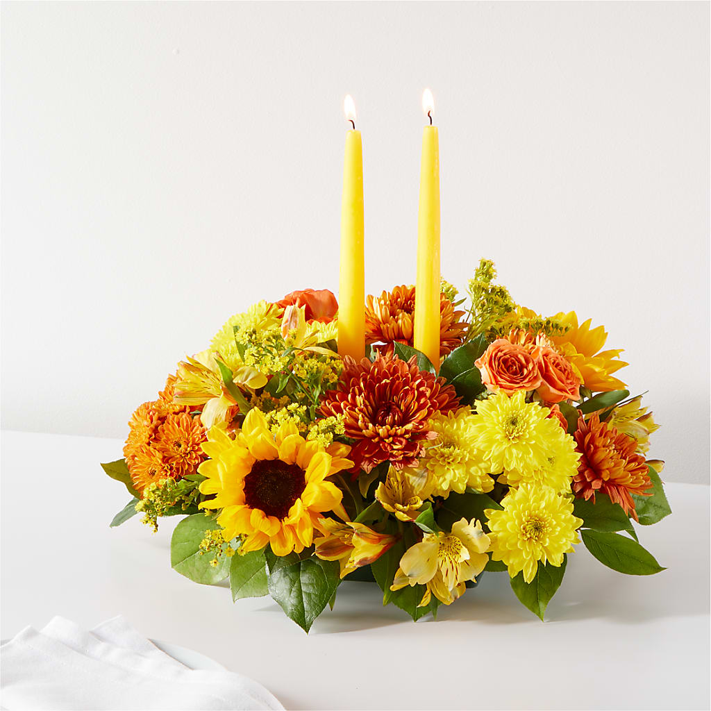 Autumn Harmony Centerpiece – Eaton Floral Inc, Eaton OH