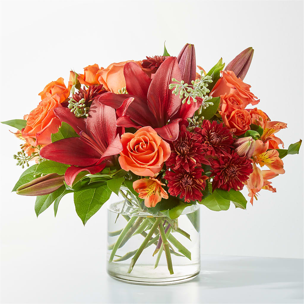 Crimson Leaves Bouquet – Eaton Floral Inc, Eaton OH