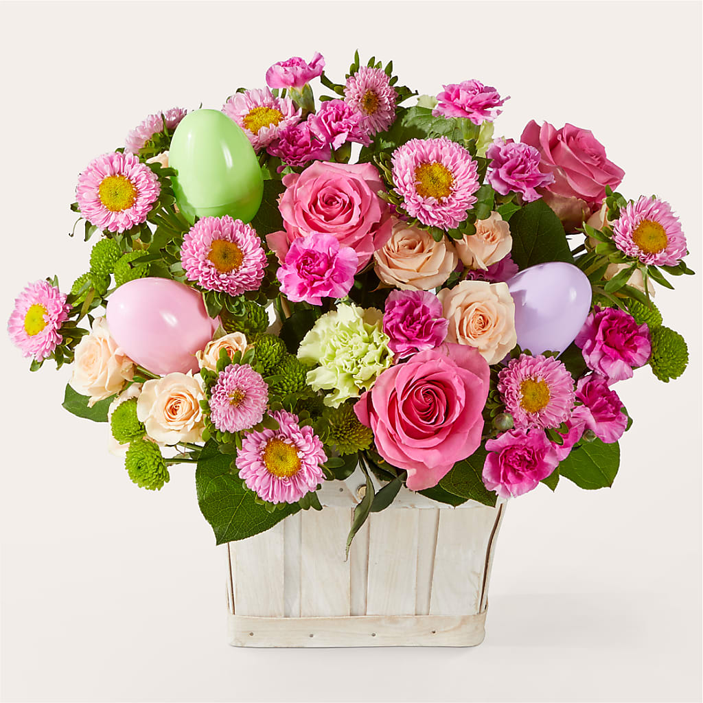 Get Eggcited Basket – Eaton Floral Inc, Eaton OH