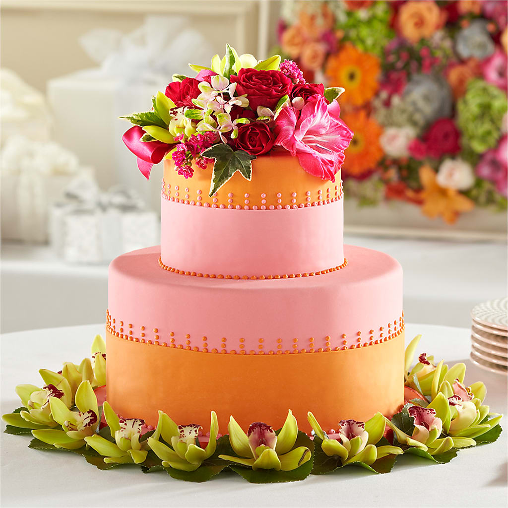 Sweet Citrus Cake Decor – Eaton Floral Inc, Eaton OH