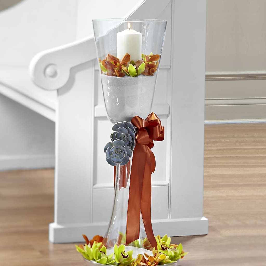 Matrimony Pew Decor – Eaton Floral Inc, Eaton OH