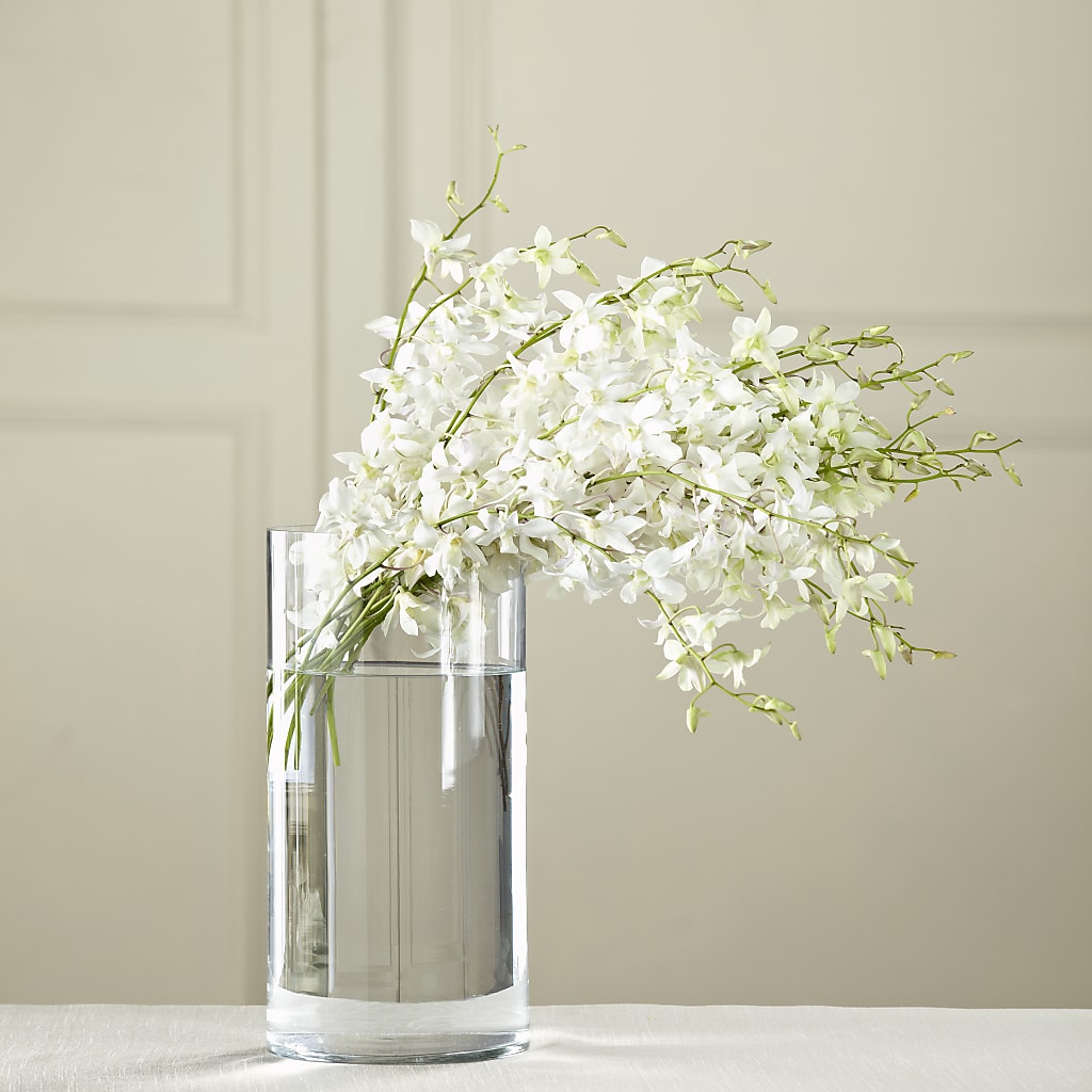White Dendrobium Bouquet – Eaton Floral Inc, Eaton OH