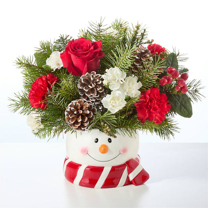 Jolly Snowman Bouquet –  Eaton Floral Inc, Eaton OH